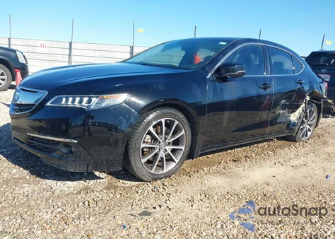 2015 Acura Tlx V6 Advance z USA, uszkodzony, nr VIN 19UUB2F75FA017473